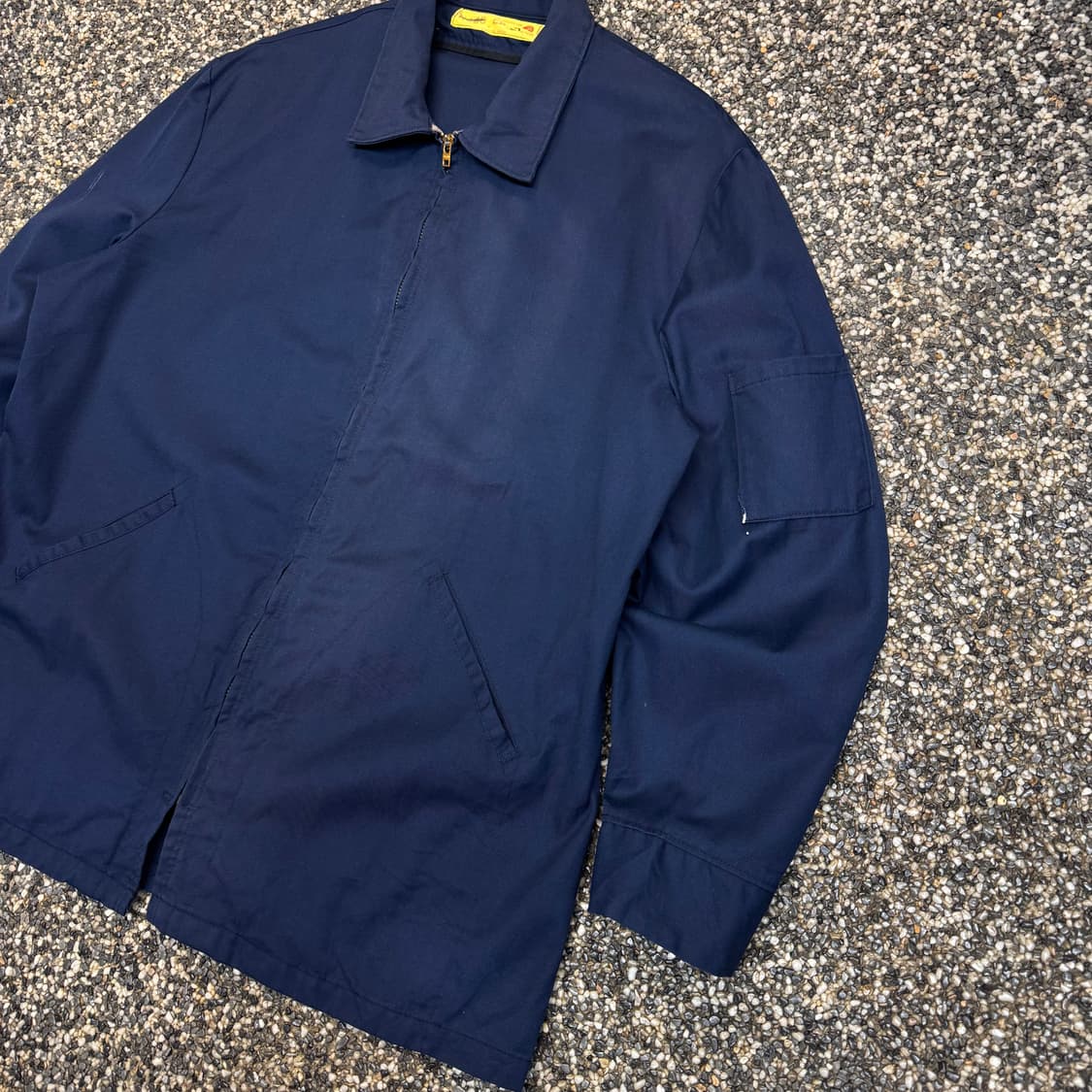 80s 레드캡 Red Kap 네이비 워크 자켓 made in USA  상품이미지2