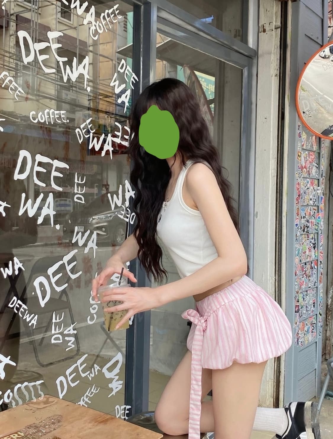 딸기우유 숏팬츠 반바지 리본 로걀 리즈리사 라떼갸루 히메오네 솜빈티지진리 상품이미지2