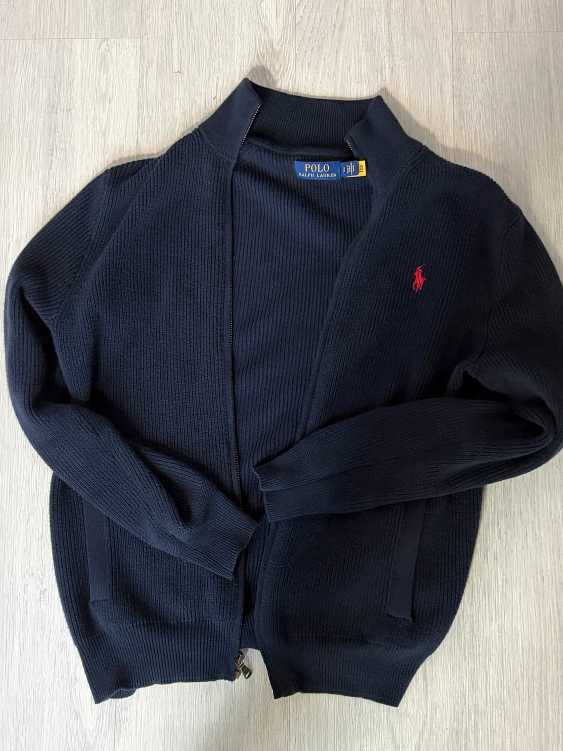 폴로 랄프로렌 롱슬리브 스웨터 풀집업 상품이미지1
