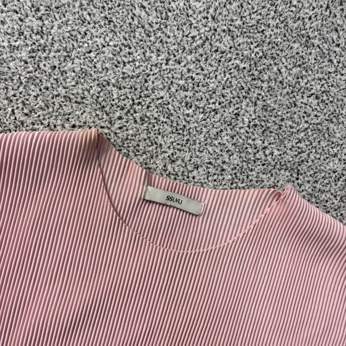 실측 썸제이 여성 플리츠 민소매 티셔츠 0407J 상품이미지2