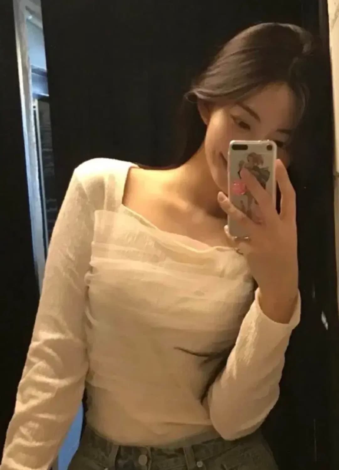 zaenio 제니오 안느 스퀘어넥 티 상품이미지1