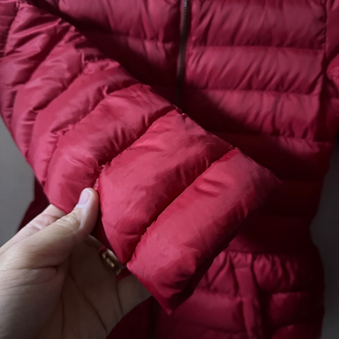 버버리 아동 패딩 점퍼 레드 (10세, 140cm) 상품이미지3