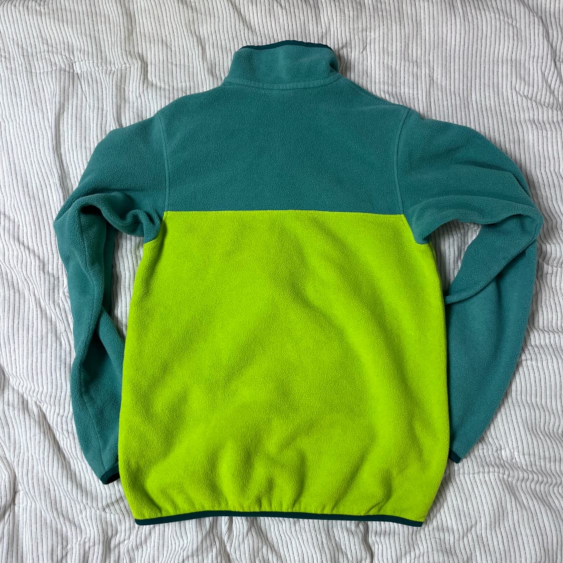 (W’s) 파타고니아 신칠라 스냅티 플리스 터키그린/라임 상품이미지3