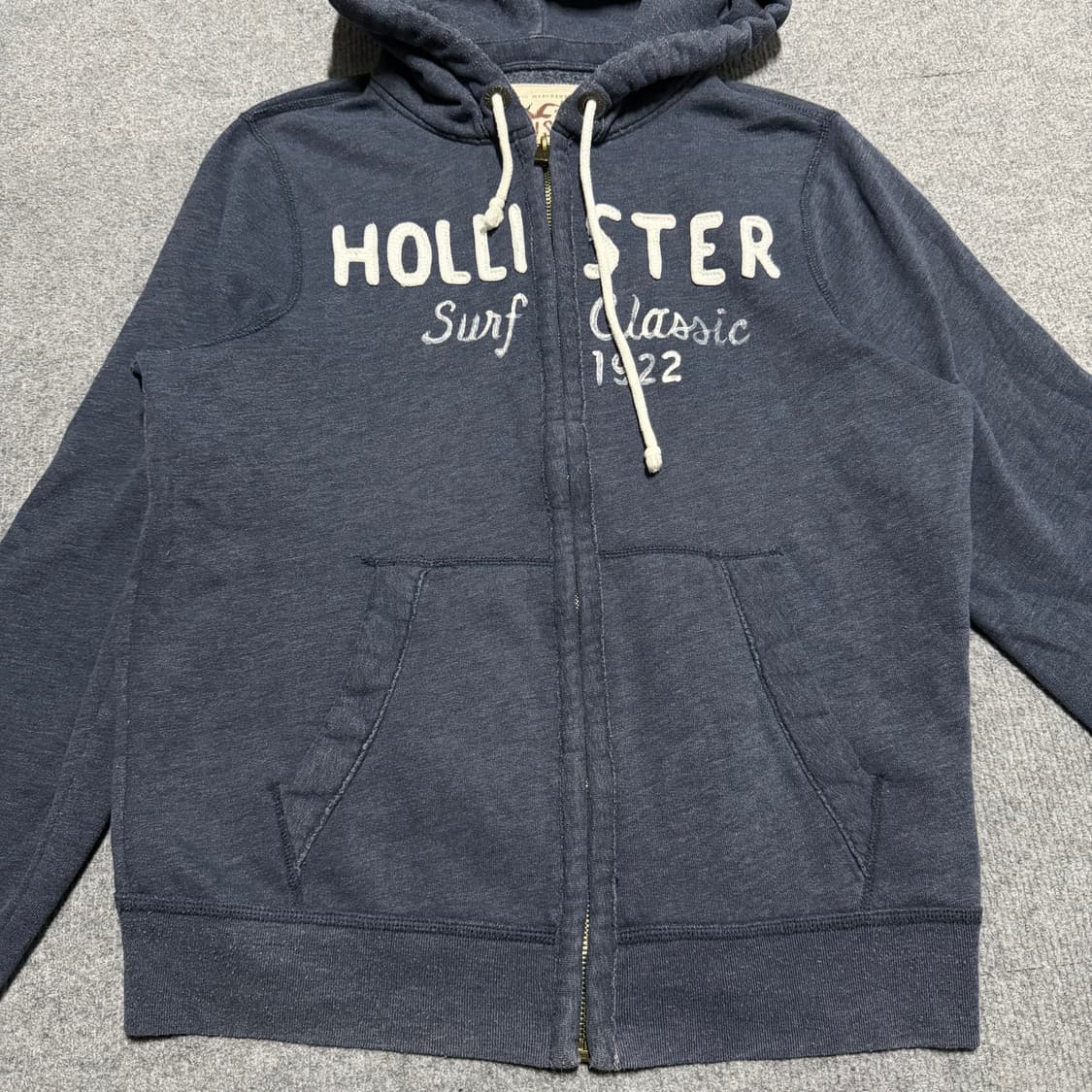 홀리스터 네이비 후드집업 m 상품이미지2