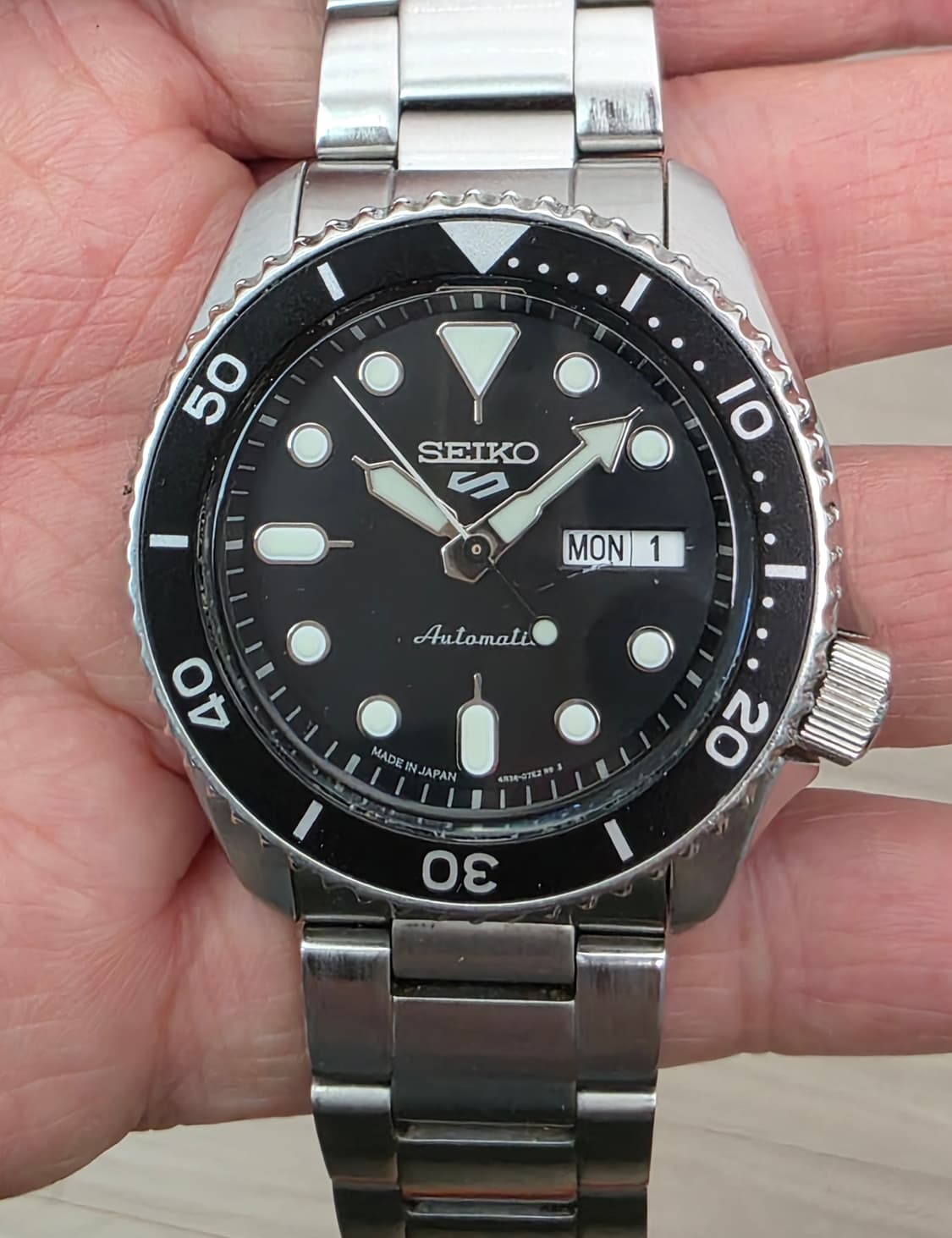 세이코(SEIKO)5 오토메틱 Sports 다이버 SRPD55K1 시계  상품이미지7