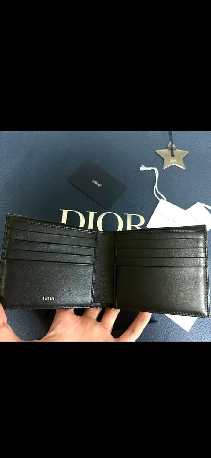 [S+급/크림판] 디올 오블리크 반지갑 베이지 상품이미지4