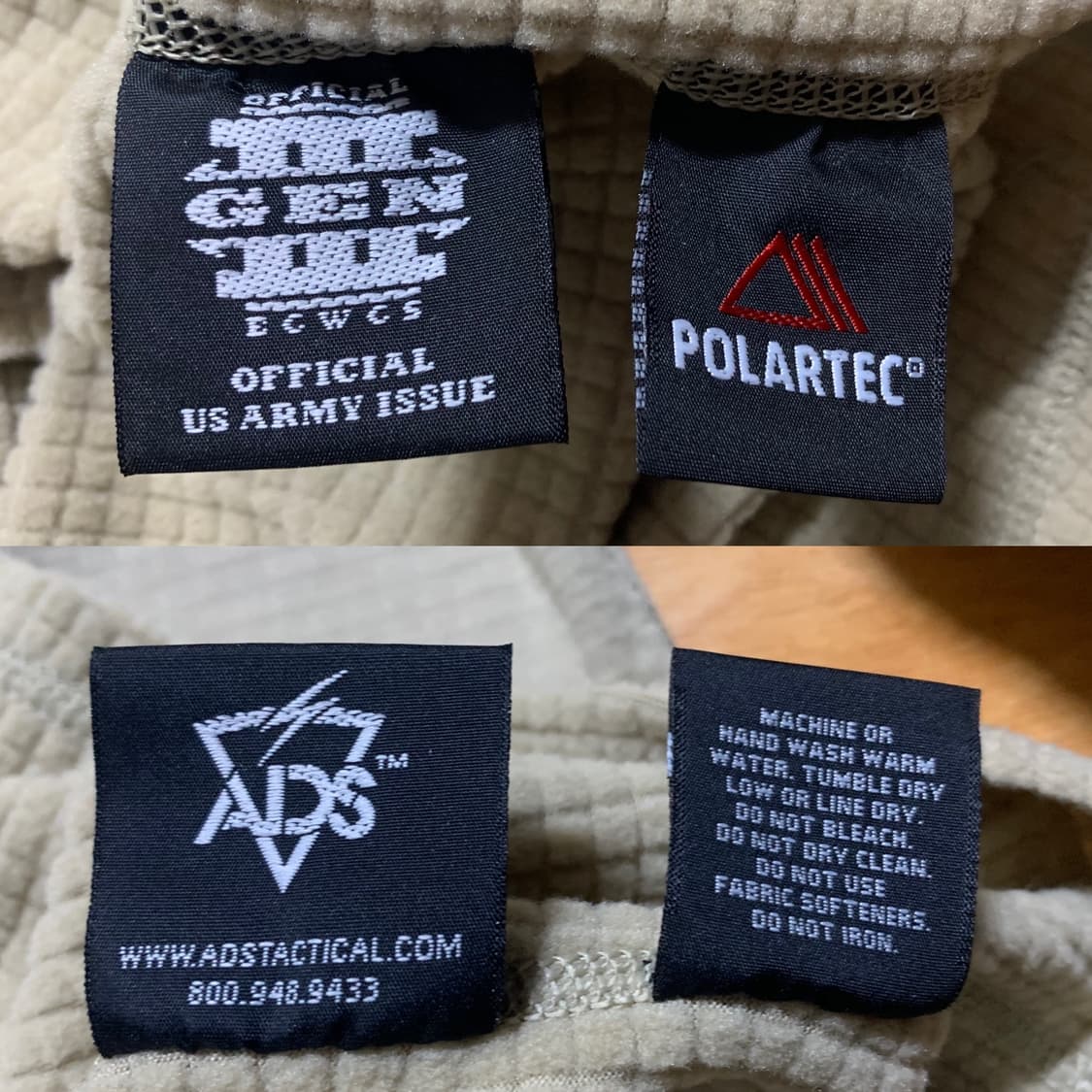 US ARMY GEN-3/LEVEL 2 미드-웨이트 언더웨어(XL사이즈) 상품이미지9