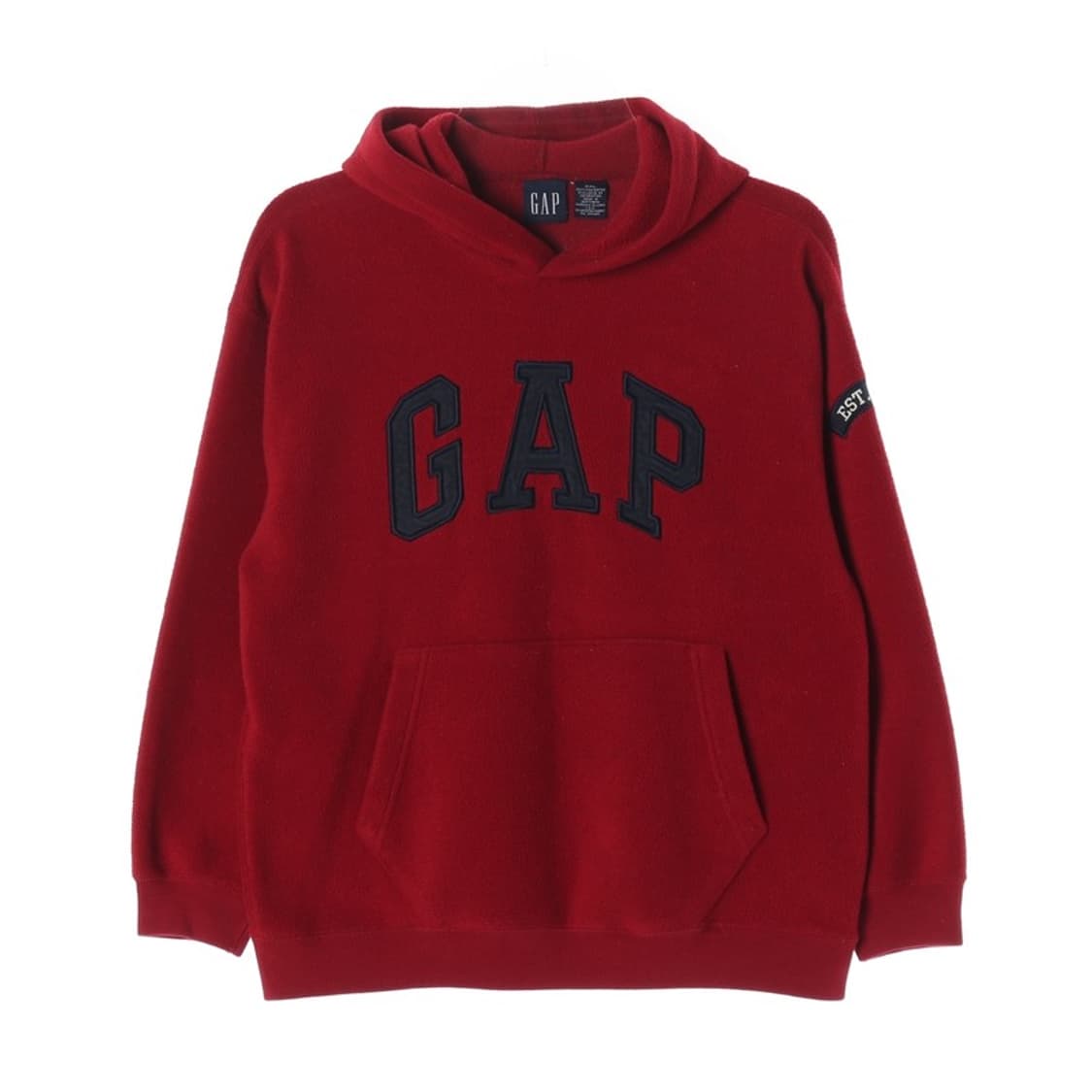 GAP 레드 플리스 로고 후드티 XXL 상품이미지1