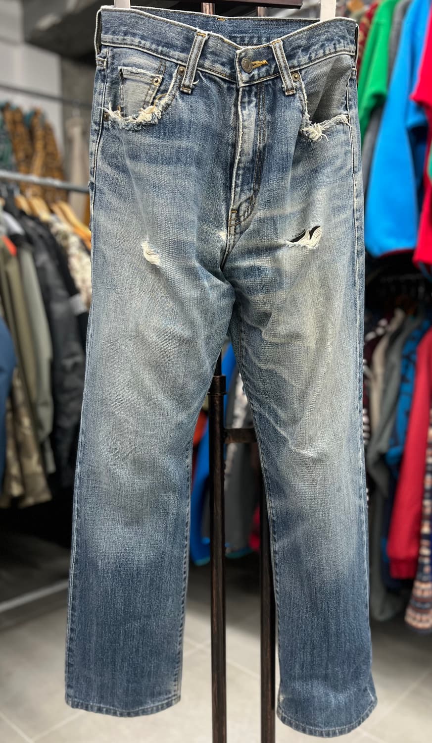 유니클로 링데님 32 (일판) 워싱최고 상품이미지5