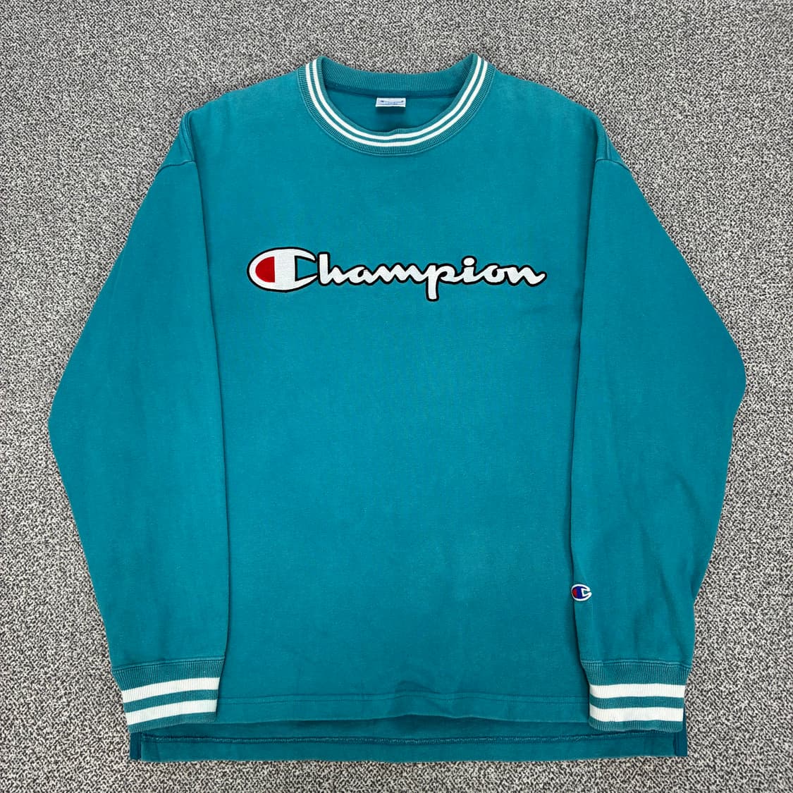 <챔피온 패치 로고 롱슬리브> No.1574 상품이미지3