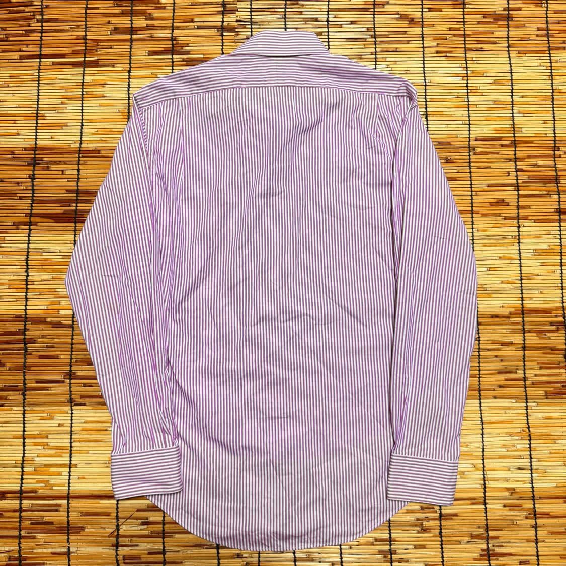 폴로 퍼플 스트라이프 패턴 셔츠 40 m 상품이미지2