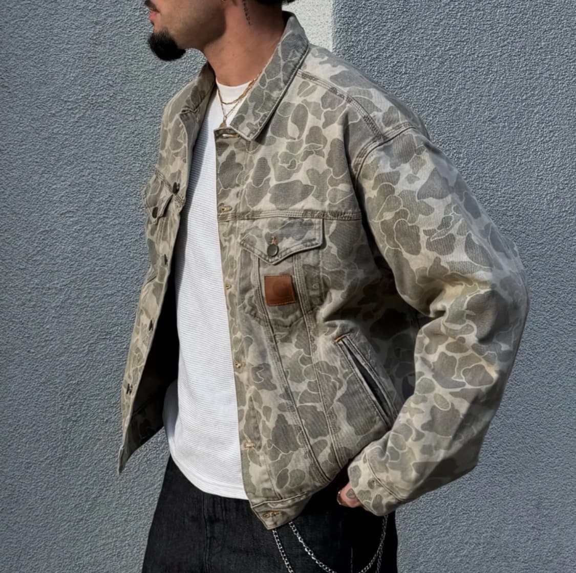 칼하트 덕 헬스턴 자켓 카모  상품이미지2