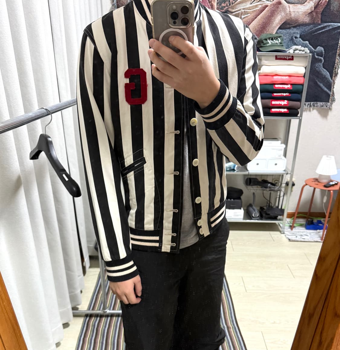 와코마리아 스트라이프 자켓 상품이미지1