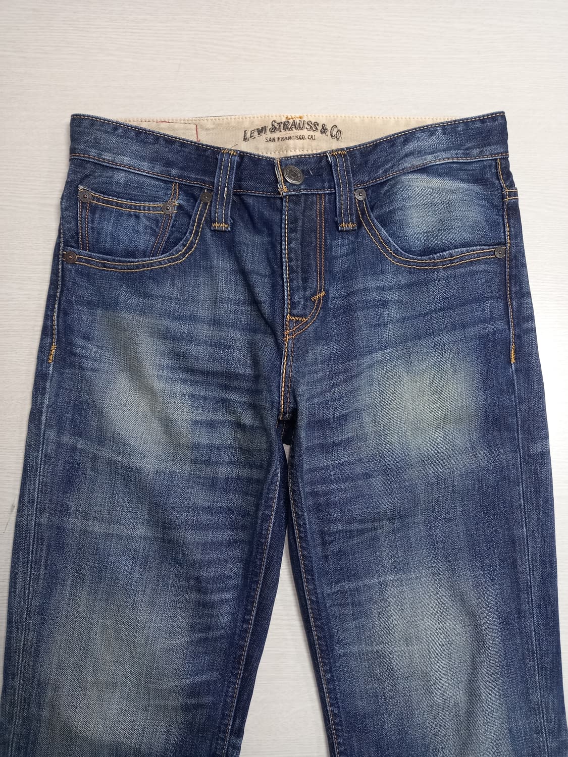 31 리바이스510 워싱 슬림일자진 진청 31-517 상품이미지3