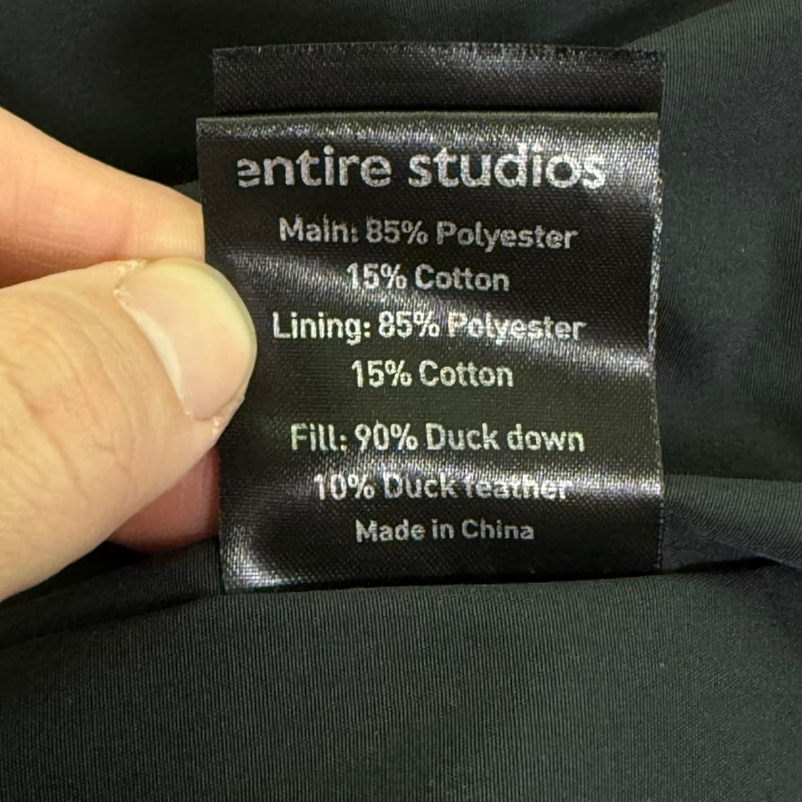 [M] 엔타이어 스튜디오 soa 소아 패딩 푸퍼 판매합니다 상품이미지4