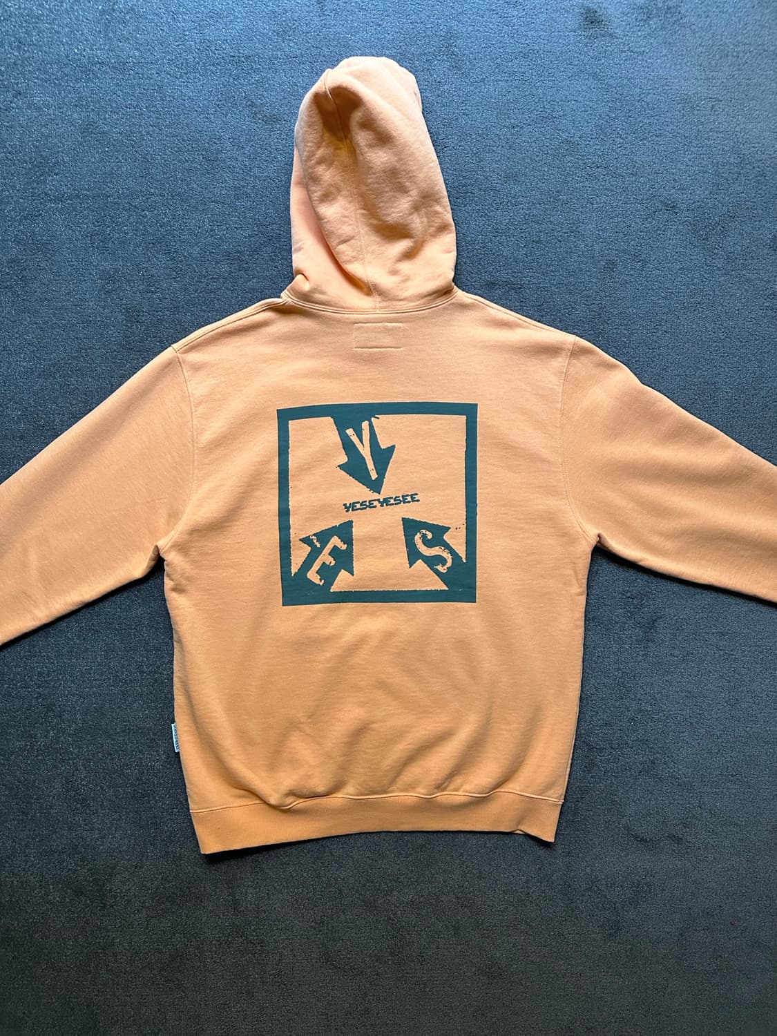 예스아이씨 오렌지 후드티 L 상품이미지2