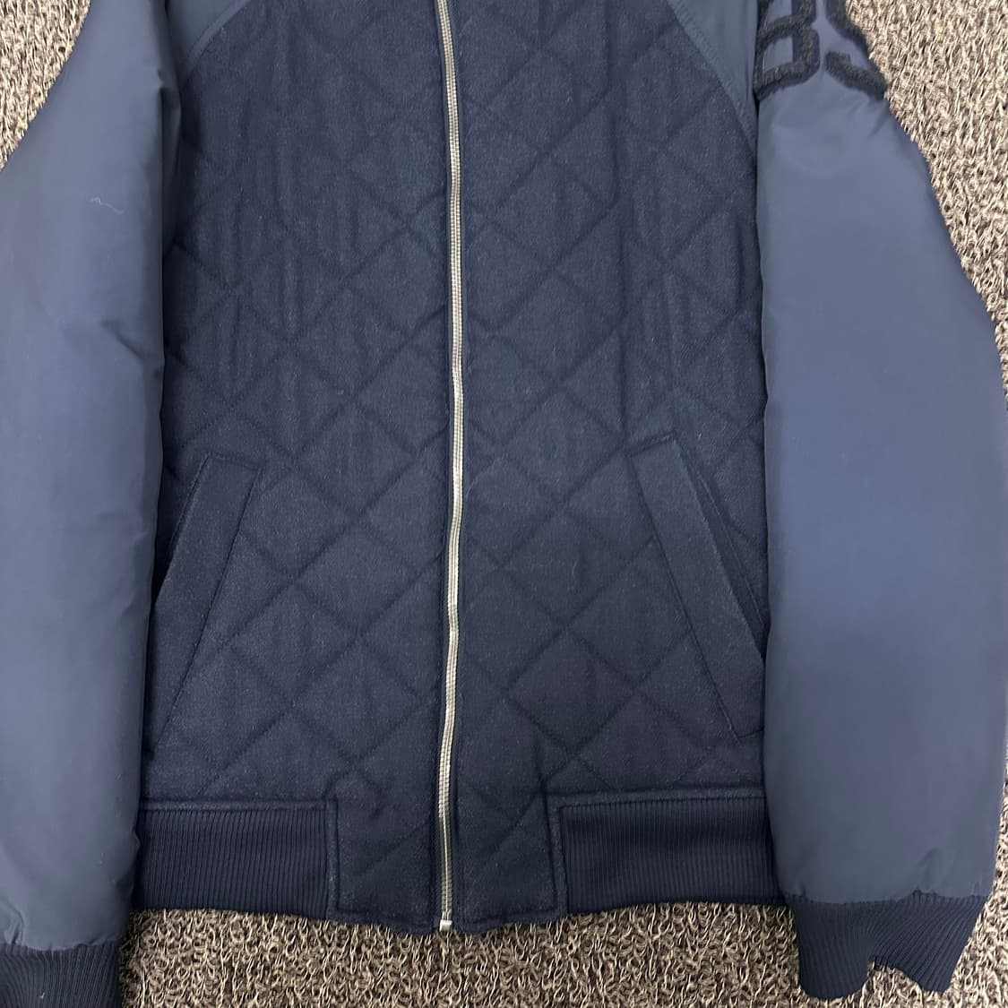 타미힐피거 퀄팅 봄버 점퍼 자켓 네이비 상품이미지4