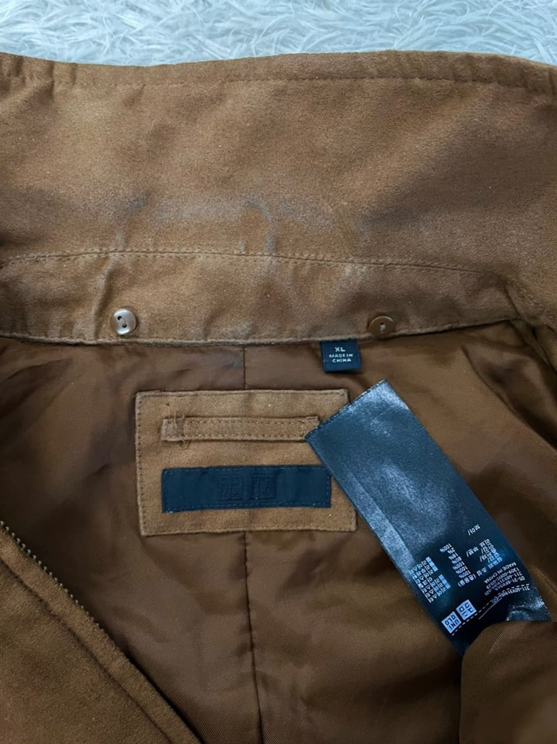 유니클로 스웨이드 블루종 자켓/#3528 상품이미지4