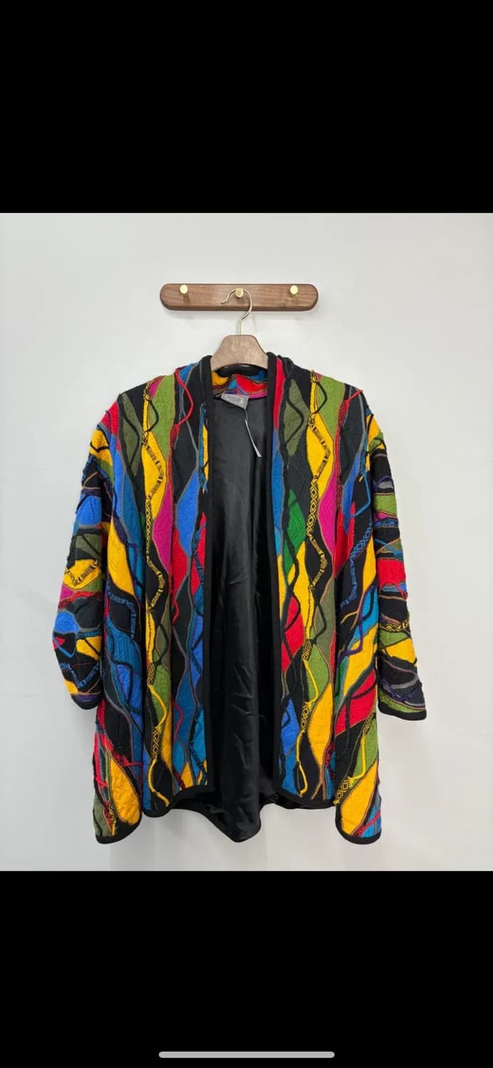 쿠지 오스트레일리아 케이블 니트 롱 가디건 H1587 상품이미지2