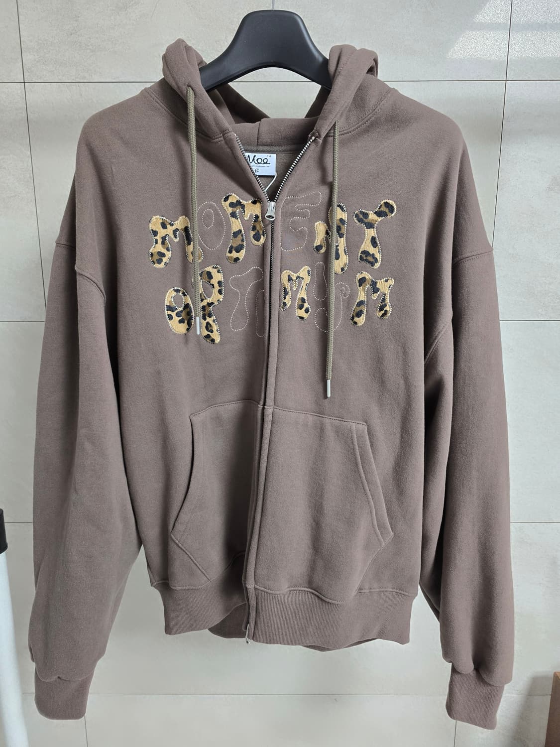 무던오디너리 호피 로고 후드 자켓 L 상품이미지1