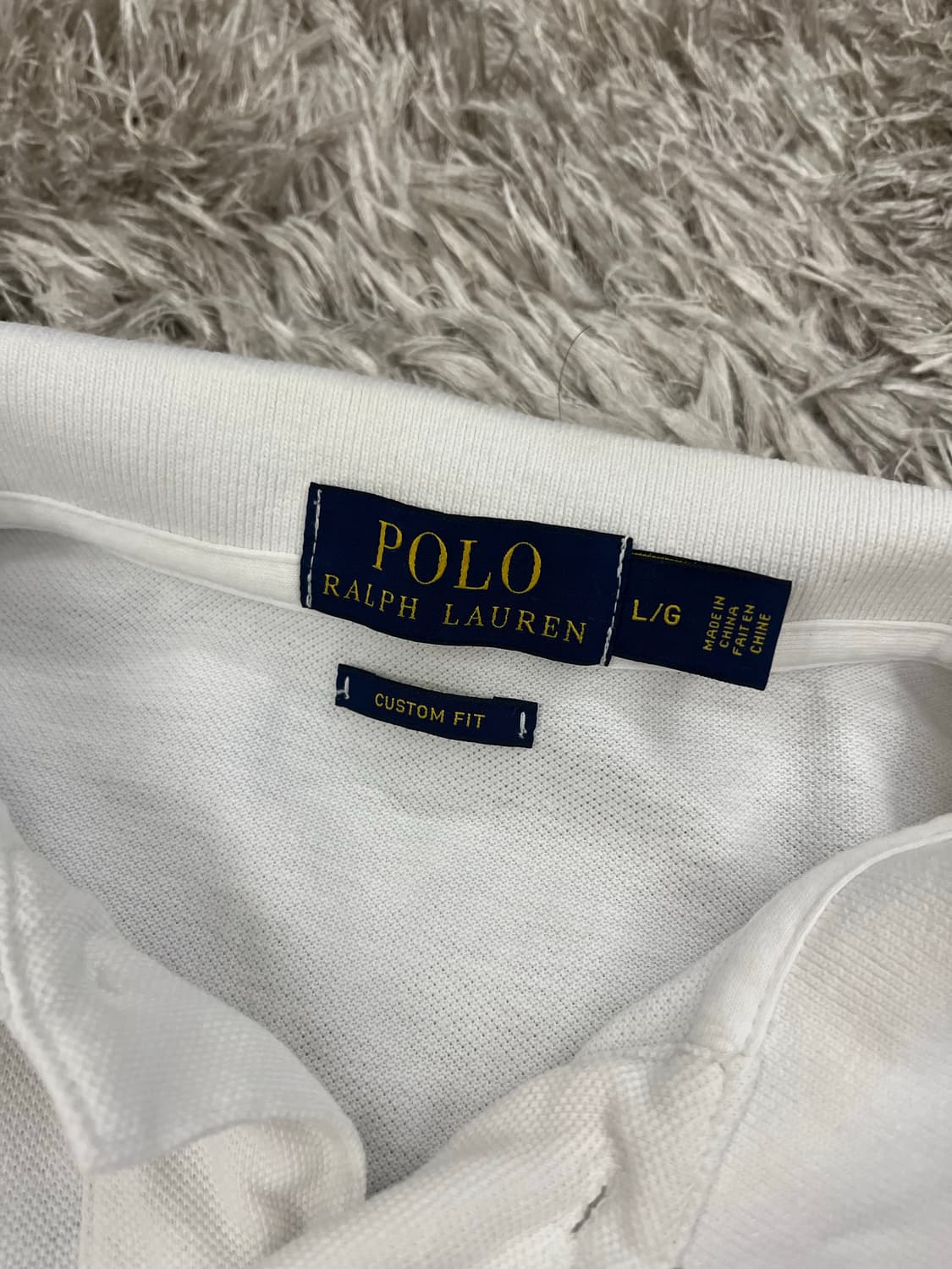 정품 폴로 성조기 카라티 L 상품이미지4