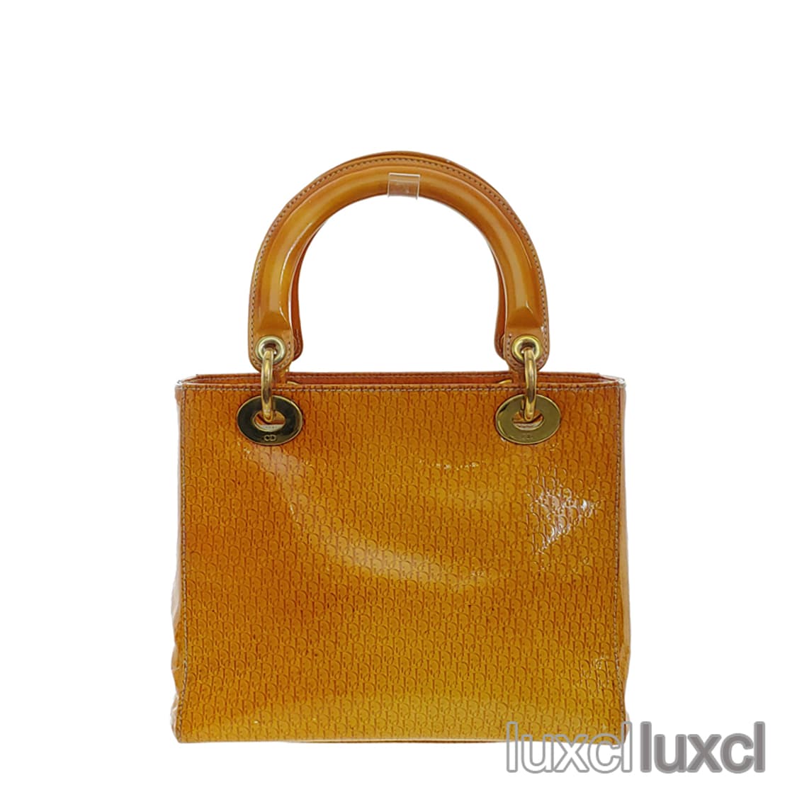 [정품] 크리스찬 디올 페이턴트 오블리크 빈티지 레이디백 상품이미지3