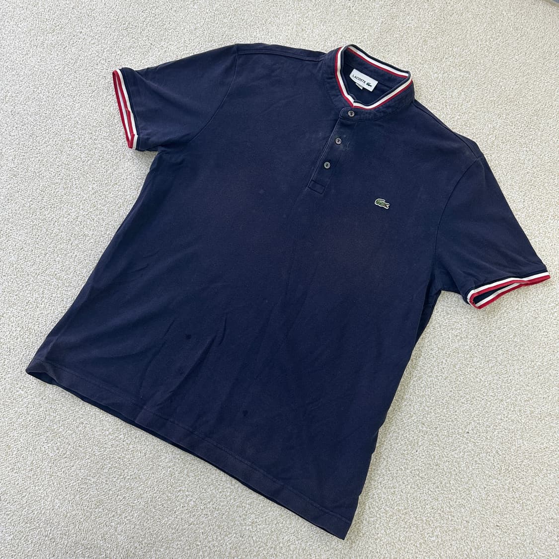 XL 라코스테 반팔 카라 셔츠 0320D 상품이미지1