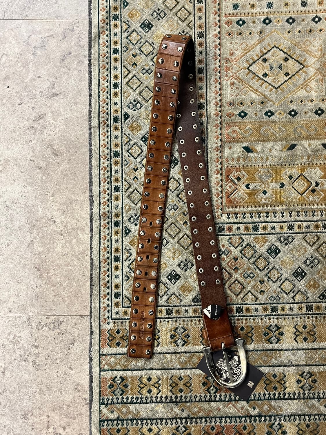 보닌 가죽 벨트 브라운  #csz1963 상품이미지2