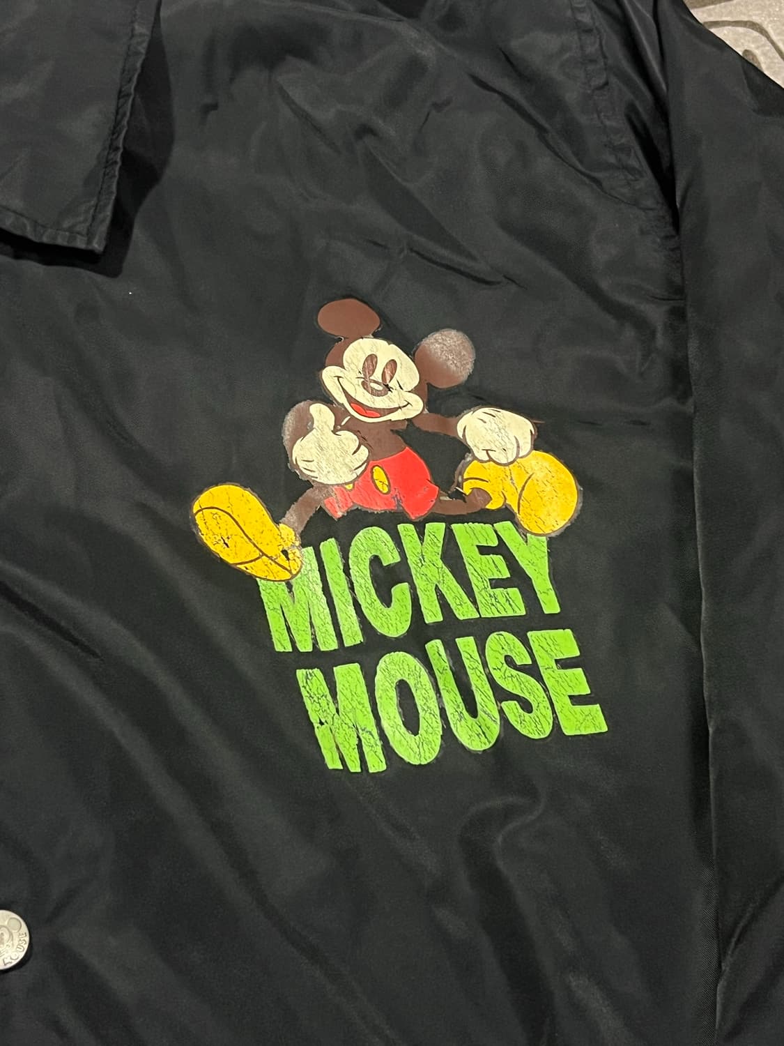 90's ANAHEIM CLUB 디즈니 미키마우스 나일론 코치 자켓 상품이미지4
