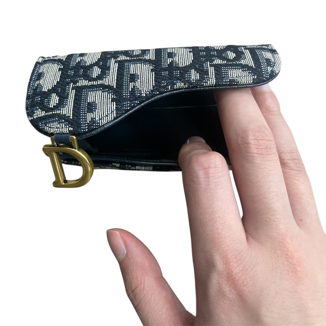 디올 오블리크 새들 카드지갑 상품이미지4