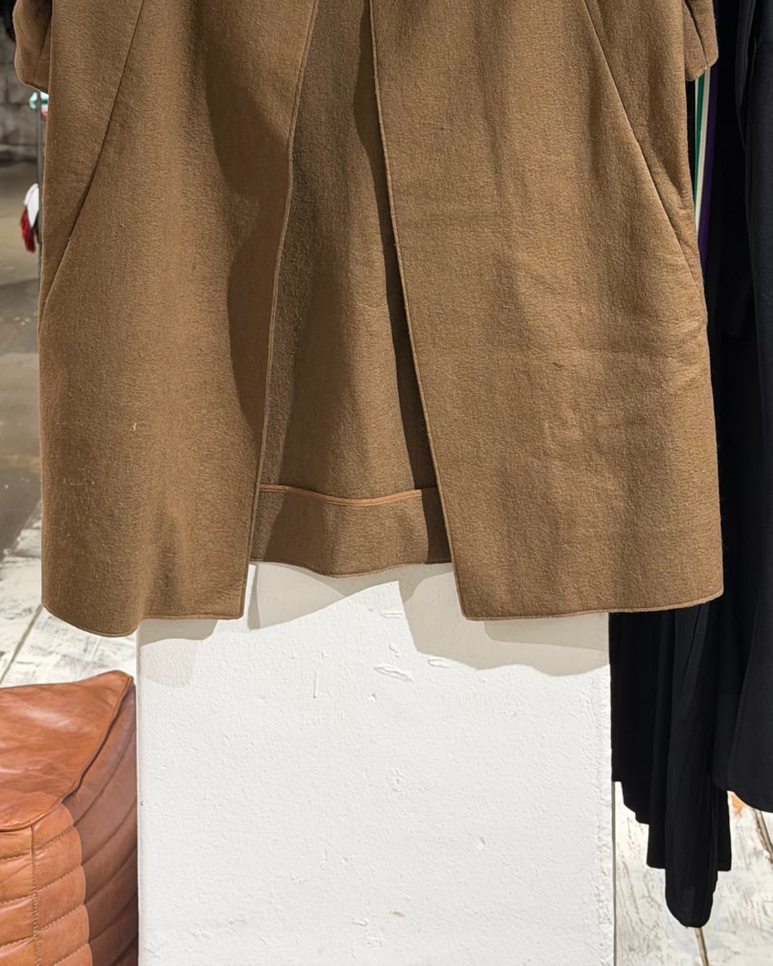 마르니 브라운 케이프 코트 상품이미지5