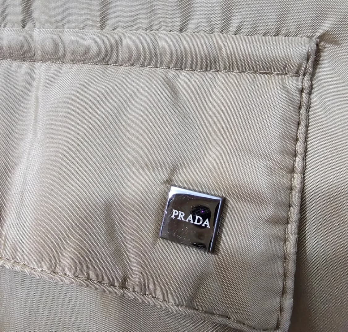 Prada 프라다 나일론 자켓 베이지색 ~66 상품이미지7