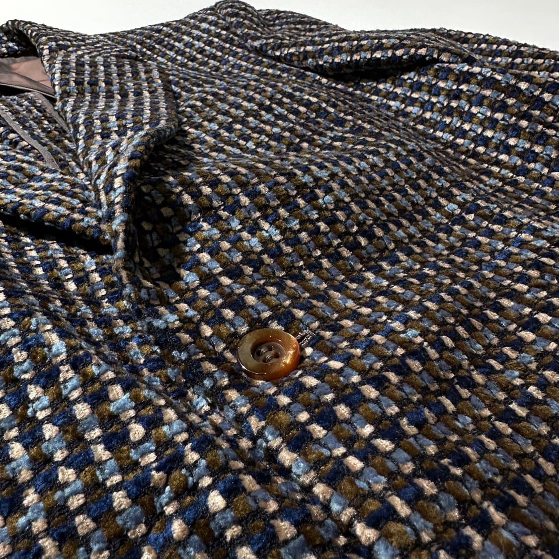 랑방 트위드 체크 싱글 블레이저 자켓 상품이미지5