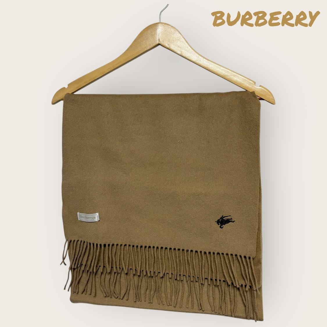 버버리 브라운 울 100% 머플러 목도리 상품이미지1