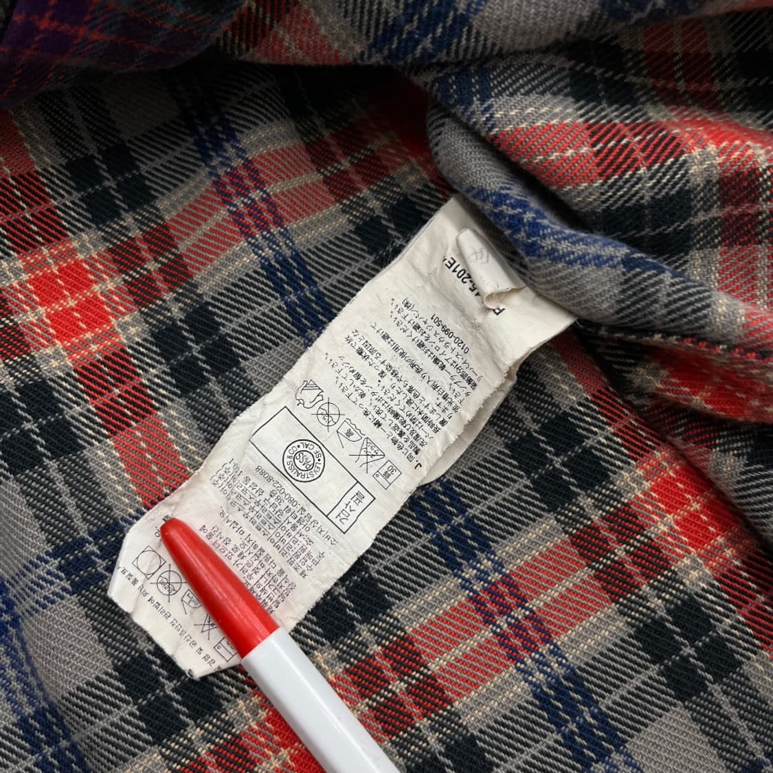 리바이스 사이드 포켓 잔체크 셔츠 L 상품이미지5