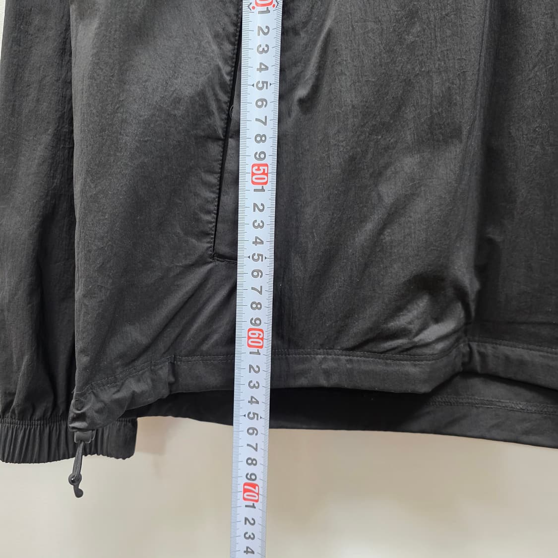 0180 [윌슨] 블랙 바람막이 후드 아노락 M 공용 상품이미지4