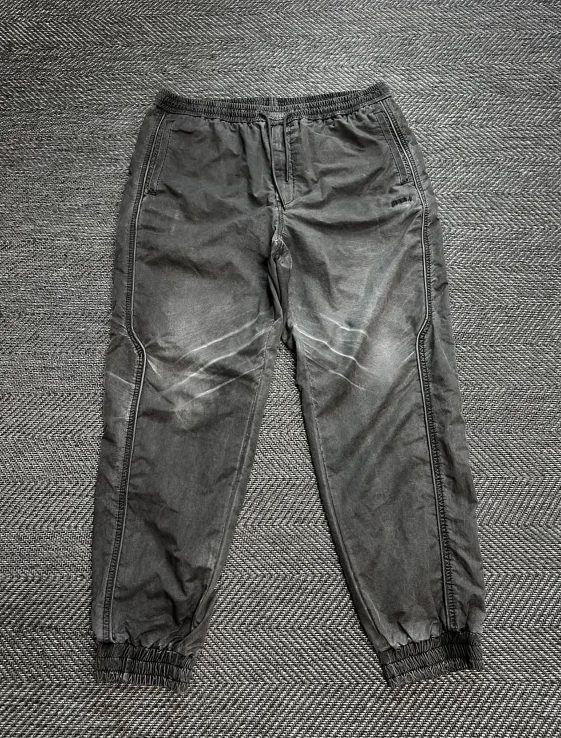 준지 가먼트다잉 나일론 조거 팬츠 52 상품이미지1