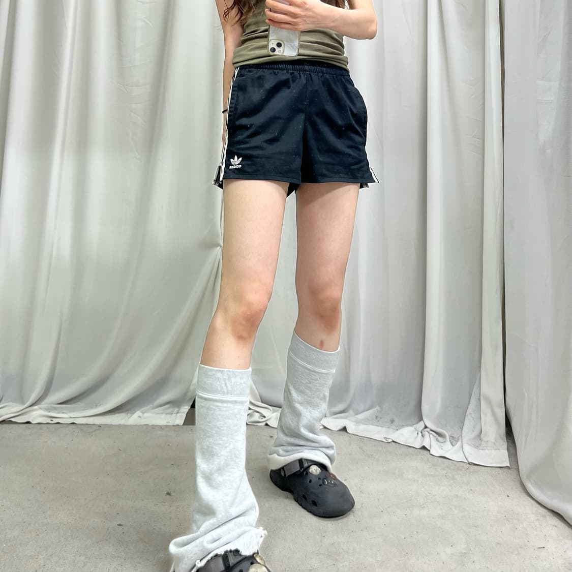Adidas black firebird shorts 상품이미지2
