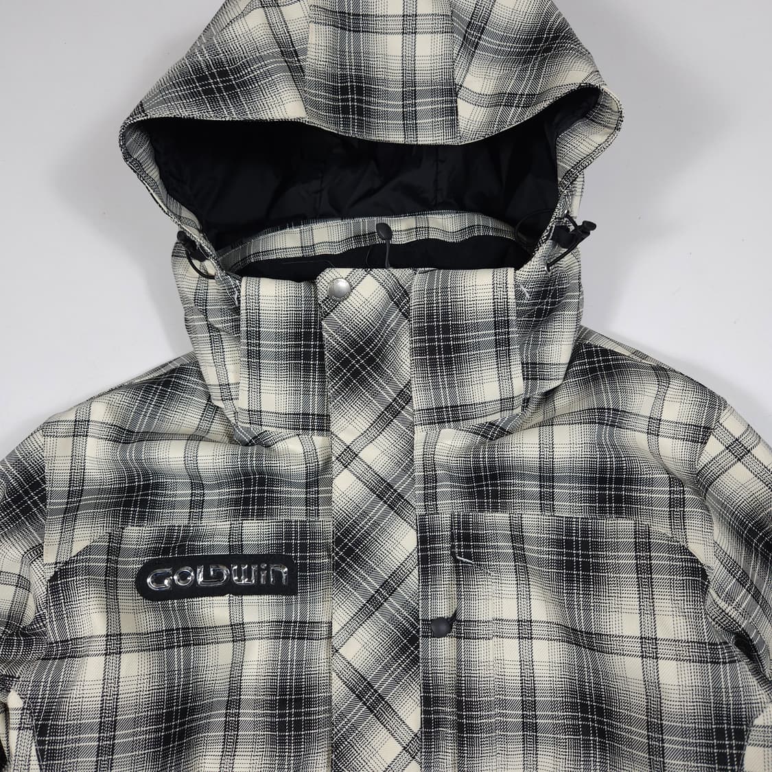 골드윈 체크 스키 점퍼 상품이미지2