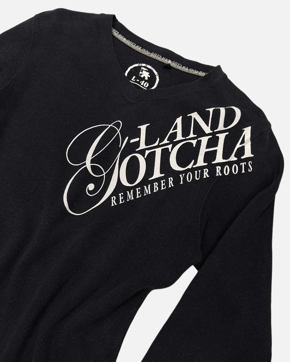 GOTCHA logo lettering waffle t-shirt 상품이미지3