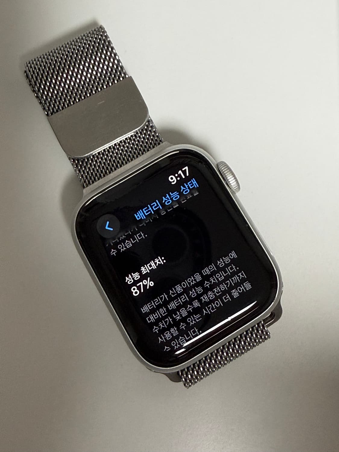 애플워치6 40mm 실버 gps+셀룰러 상품이미지2