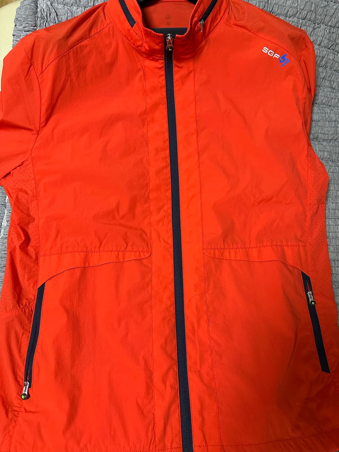 SGF67 골프 오렌지색 바람막이 상품이미지3