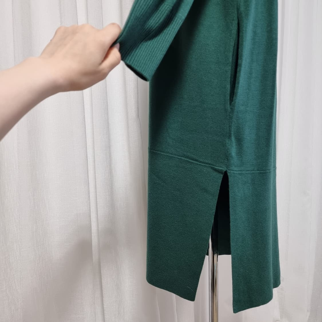 도나카란 DKNY 오픈형 롱가디건 (55-날씬66) 상태최상/원단혼용 굿 상품이미지8