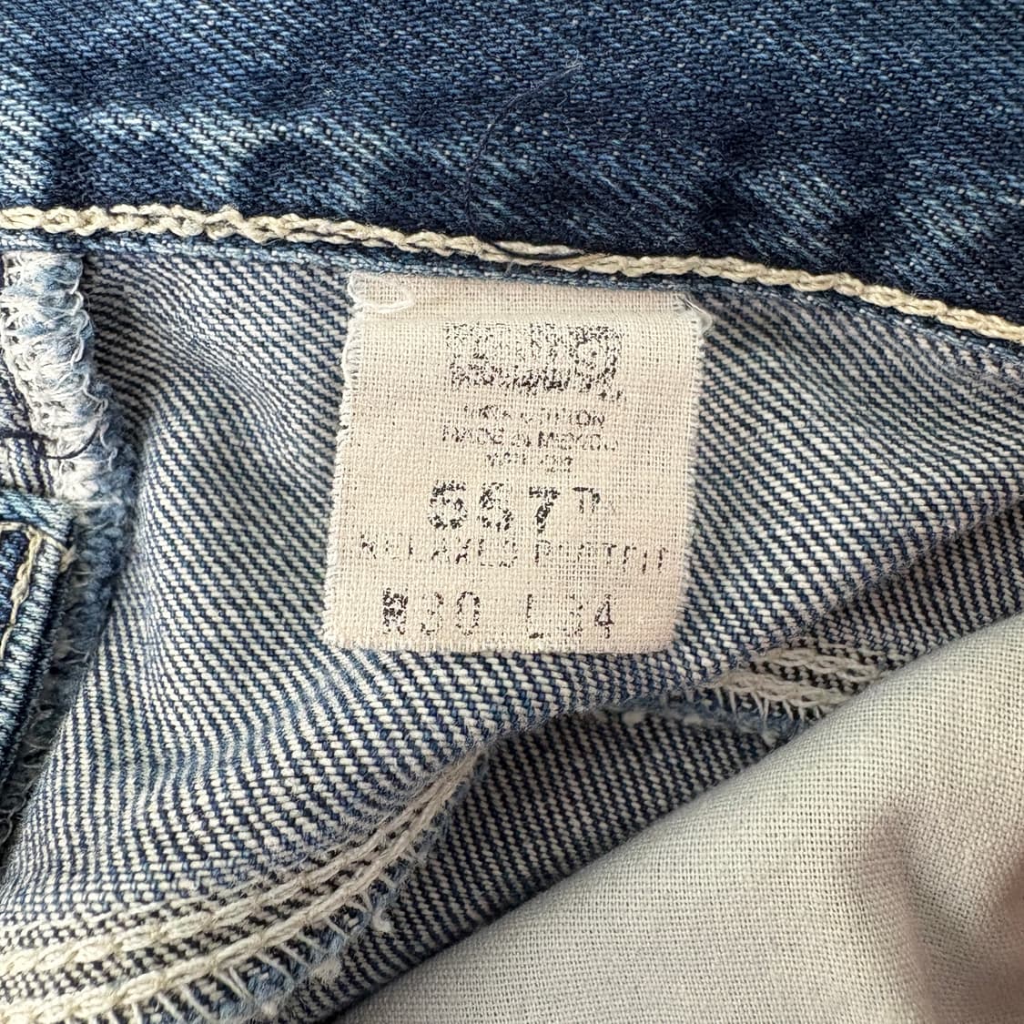 리바이스 557 청바지 데님 팬츠 30in 상품이미지6