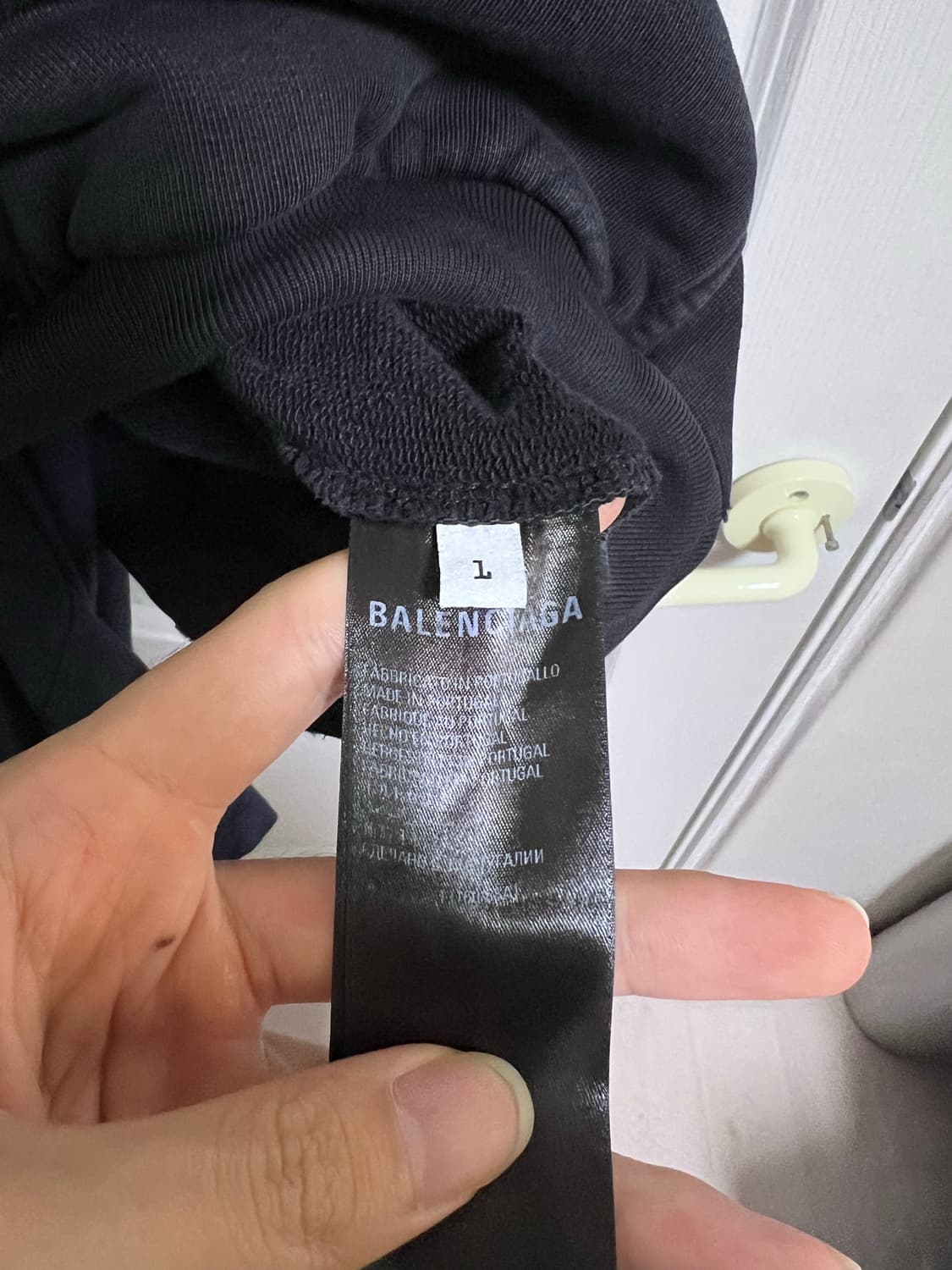 발렌시아가 비디프런트 후디 런웨이버전 상품이미지3