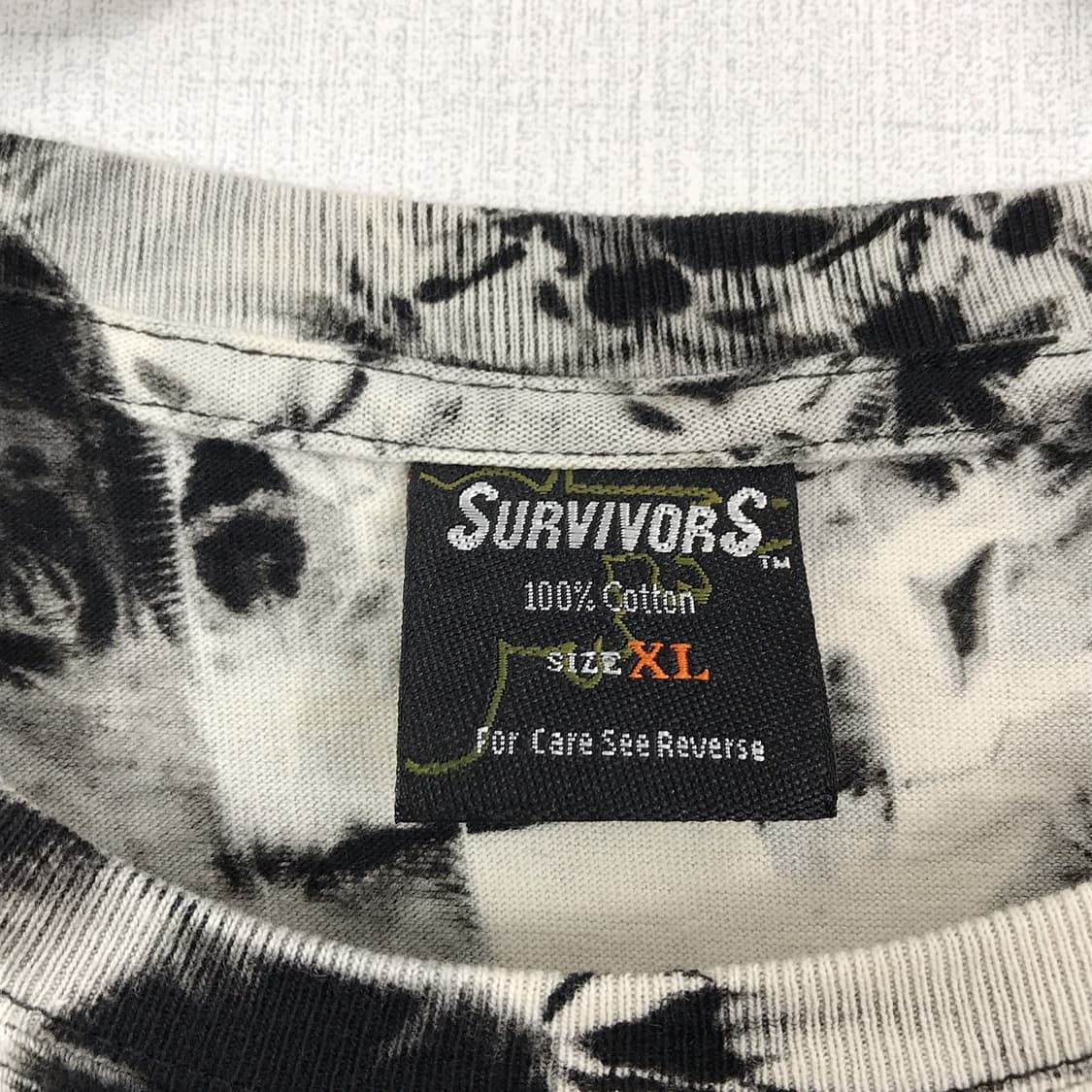 서바이버 SURVIVORS 드래곤 스컬 그래픽 긴팔 티셔츠 XL 상품이미지6