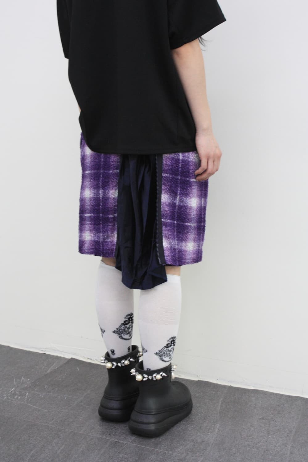 sacai back zipper skirt 상품이미지3