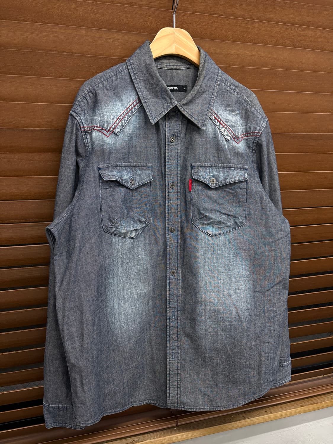 에드윈 웨스턴 데님 셔츠 상품이미지1