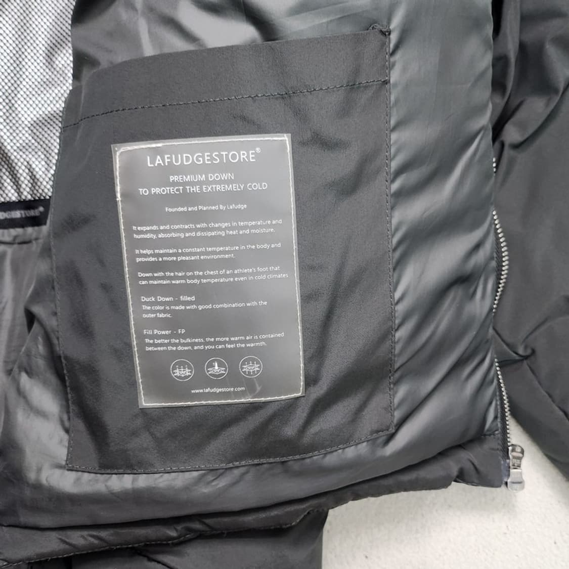 LAFUDGESTORE 덕다운 패딩 Men M 상품이미지5