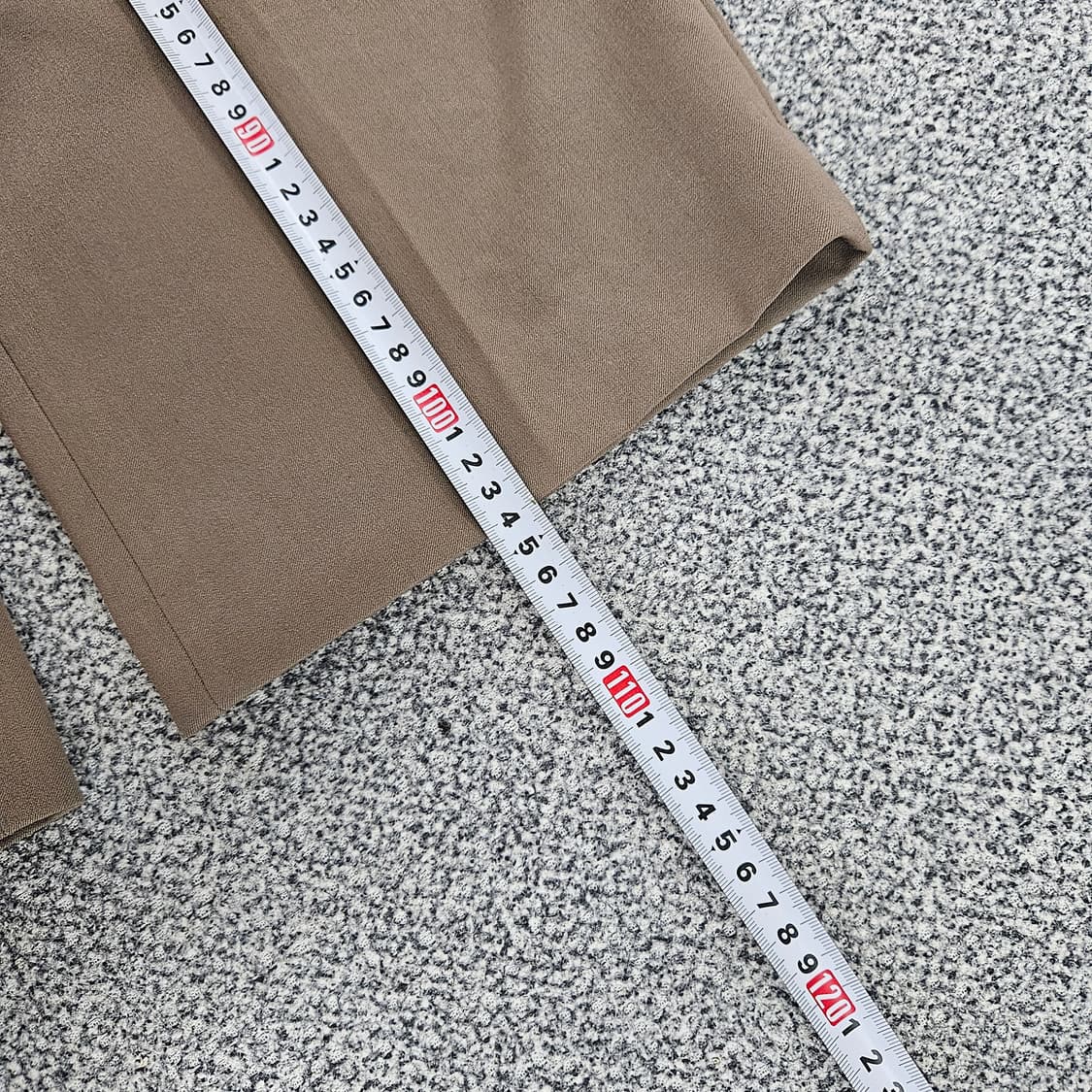 [28] 무신사스탠다드 베이지 핀턱 와이드 팬츠 바지 1106JM1 상품이미지9